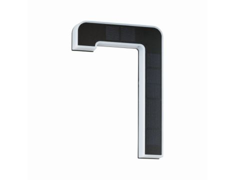 Oprawa elewacyjna SOLAR LED numer domu 7 3000K IP44 wymienny akumulator / czarny / tworzywo sztuczne - 6