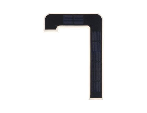 Oprawa elewacyjna SOLAR LED numer domu 7 3000K IP44 wymienny akumulator / czarny / tworzywo sztuczne - 5