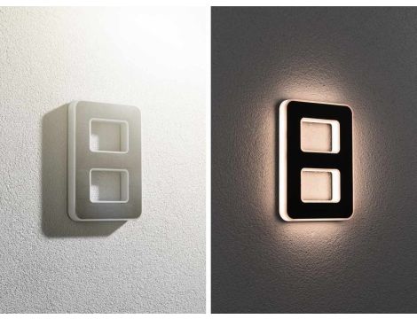 Oprawa elewacyjna SOLAR LED numer domu 8 3000K IP44 wymienny akumulator / czarny / tworzywo sztuczne - 2