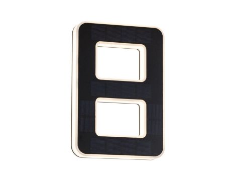 Oprawa elewacyjna SOLAR LED numer domu 8 3000K IP44 wymienny akumulator / czarny / tworzywo sztuczne - 8