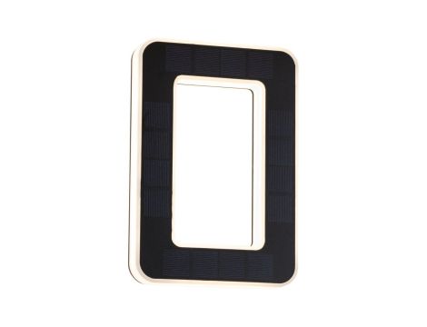 Oprawa elewacyjna SOLAR LED numer domu 0 3000K IP44 wymienny akumulator / czarny / tworzywo sztuczne - 3