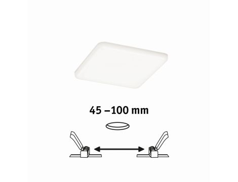Panel bezramkowy Veluna VariFit IP44 10W 4000K 125x125mm Tworzywo sztuczne - 5