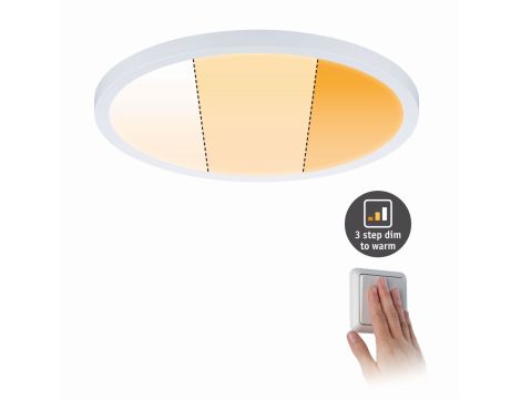Plafoniera VariFit AREO LED DIM 16W 1400lm 2000-4000K okrągła 230mm IP44 230V biały matowy / tworzywo sztuczne - 5