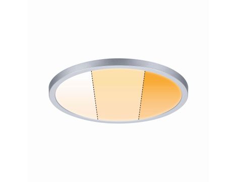 Plafoniera VariFit AREO LED DIM 16W 1400lm 2000-4000K okrągła 230mm IP44 230V chrom matowy / tworzywo sztuczne