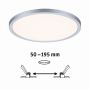 Plafoniera VariFit AREO LED DIM 16W 1400lm 2000-4000K okrągła 230mm IP44 230V chrom matowy / tworzywo sztuczne - 8