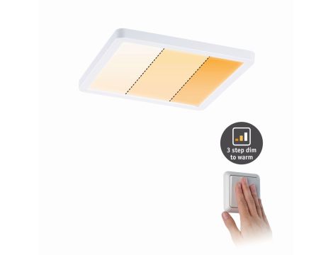 Plafoniera VariFit AREO LED DIM 13W 1200lm 2000-4000K 175x175mm IP44 230V biały matowy / tworzywo sztuczne - 5