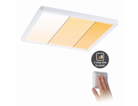 Plafoniera VariFit AREO LED DIM 16W 1400lm 2000-4000K 230x230mm IP44 230V biały matowy / tworzywo sztuczne - 5