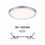 Plafoniera VariFit AREO LED 13W 1200lm 3000K okrągła 175mm IP44 230V matowy chrom  / tworzywo sztuczne - 6