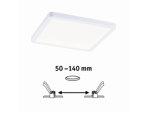 Plafoniera VariFit AREO LED 13W 1200lm 4000K 175x175mm IP44 230V biały matowy / tworzywo sztuczne - 6