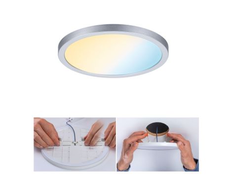 Plafoniera VariFit AREO LED DIM SM Zigbee 13W 1200lm 3000-6500K okrągla 175mm IP44 230V chrom matowy / tworzywo sztuczne - 6