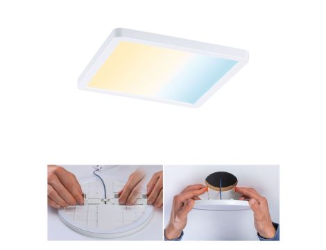 Plafoniera VariFit AREO LED DIM SM Zigbee 13W 1200lm 3000-6500K 175x175mm IP44 230V biały matowy / tworzywo sztuczne - 6