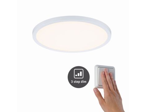 Plafoniera VariFit AREO LED DIM 16W 1400lm 3000K okrągła 230mm IP44 230V biały matowy / tworzywo sztuczne - 4
