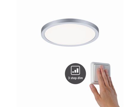 Plafoniera VariFit AREO LED DIM 13W 1200lm 4000K okrągła 175mm IP44 230V chrom matowy / tworzywo sztuczne - 4