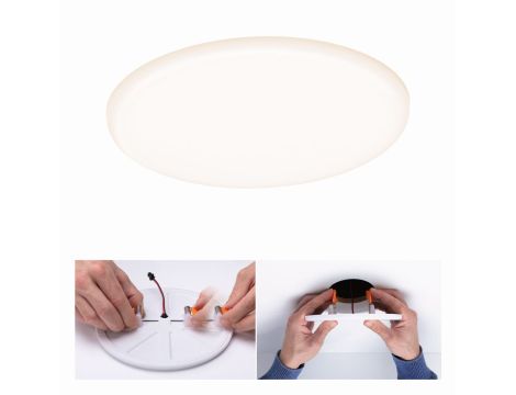 Veluna VariFit Panel LED IP44 17W 3000K 3-st ściemniane 185mm Tworzywo sztuczne - 5