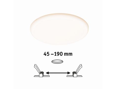Veluna VariFit Panel LED IP44 21W 3000K 3-st ściemniane 215mm Tworzywo sztuczne - 6