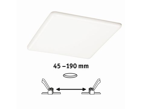 Veluna VariFit Panel LED IP44 22W 4000K 3-st ściemniane 215x215mm Tworzywo sztuczne - 5