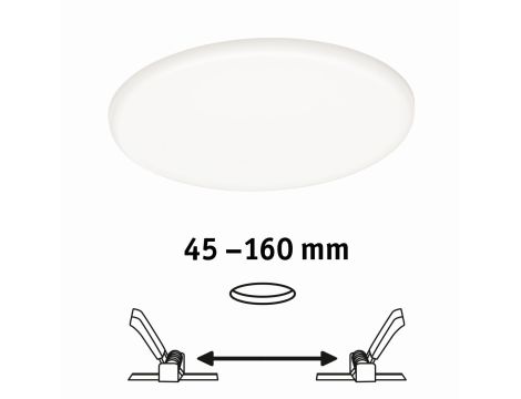 Veluna VariFit Panel LED IP44 17,5W 4000K 3-st ściemniane 185mm Tworzywo sztuczne - 6