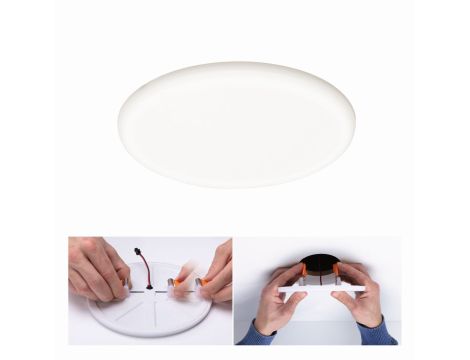 Veluna VariFit Panel LED IP44 22W 4000K 3-st ściemniane 215mm Tworzywo sztuczne - 5