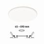 Veluna VariFit Panel LED IP44 22W 4000K 3-st ściemniane 215mm Tworzywo sztuczne - 7