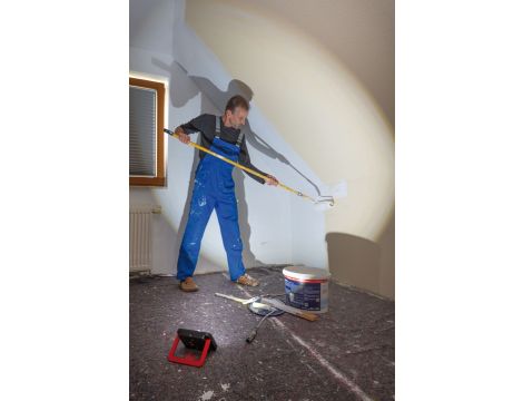 Naświetlacz roboczy akumulatorowy LED DIM 5W USB 440lm IP65 6500K DC5V czarno / czerwony tworzywo sztuczne - 5