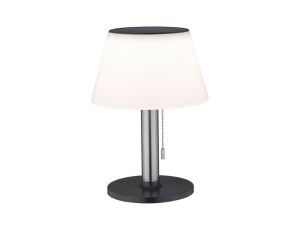 Lampka stołowa solarna LILLESOL LED  3-STEP DIM 45lm 3000K IP44 stal nierdzewna / metal