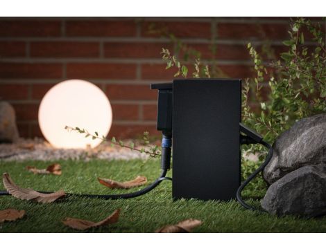 Zewnętrzna kolumna zasilajaca RIO 4GN. 230V IP44 stal szlachetna / antracyt - 4