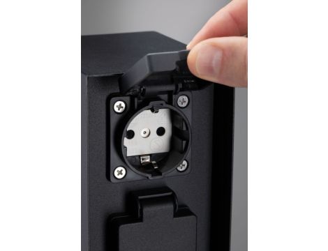 Zewnętrzna kolumna zasilajaca RIO 4GN. 230V IP44 stal szlachetna / antracyt - 6