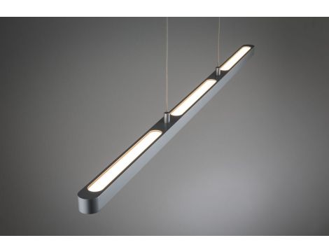 Lampa wisząca URail LENTO LED DIM 3x15.5W 3x1800lm 230V chrom matowy / aluminium - 2