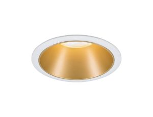 Oprawa do wbudowania COLE GU10. max. 10W 88mm 230V biały matowy/ złoty matowy