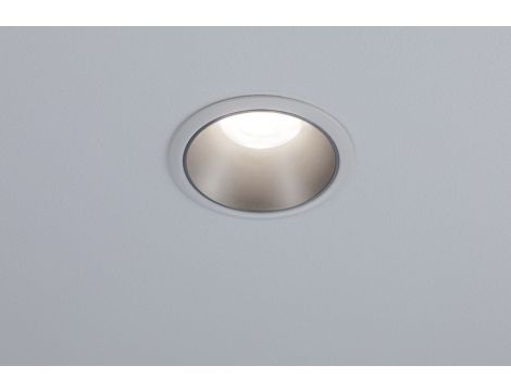 Oprawa do wbudowania COLE GU10. max. 10W 88mm 230V biały matowy/ srebrny matowy - 4