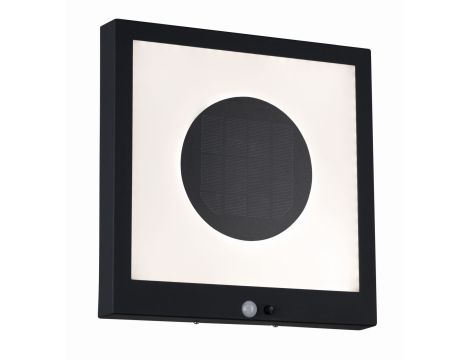 Oprawa elewacyjna TAIJA LED solar PIR 3000K 35lm 300x300 IP44 antracyt