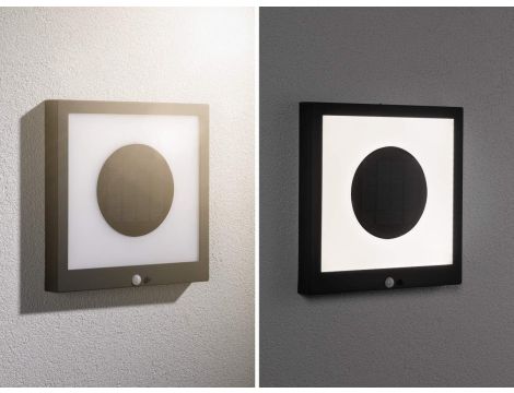 Oprawa elewacyjna TAIJA LED solar PIR 3000K 35lm 300x300 IP44 antracyt - 4