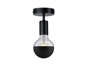 Oprawa ścienno-sufitowa MALJA Neordic E27 max1x40W 230V czarny / metal - image 2