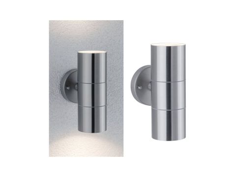 Oprawa elewacyjna FLAME GU10 max. 2X35W IP44 230V szczotkowany / stal nierdzewna - 3