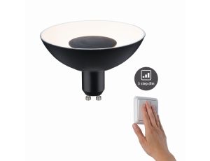 Źródło światła LED GU10 DIM 3-STEP 4.9W 360lm 3000K 230V czarny biały / tworzywo sztuczne