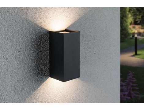 Oprawa elewacyjna FLAME LED 2X6W 2X540lm 3000K IP44 230V antracyt - 3