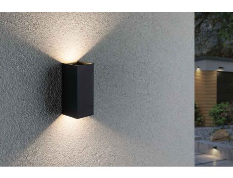 Oprawa elewacyjna FLAME LED 2X3W 2X290lm 3000K IP44 230V antracyt - 3