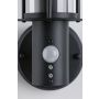 Oprawa elewacyjna CLASSIC z czujnikiem ruchu i zmierzchu IP44 max.15W E27 230V ciemnoszara / metal / szkło - 6