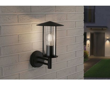 Oprawa elewacyjna CLASSIC IP44 max.15W E27 230V ciemnoszara / metal / szkło - 3