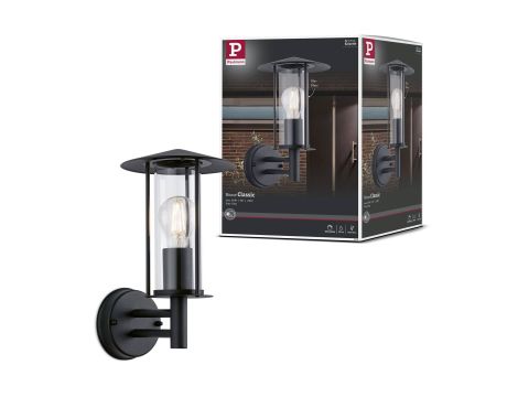 Oprawa elewacyjna CLASSIC IP44 max.15W E27 230V ciemnoszara / metal / szkło - 7