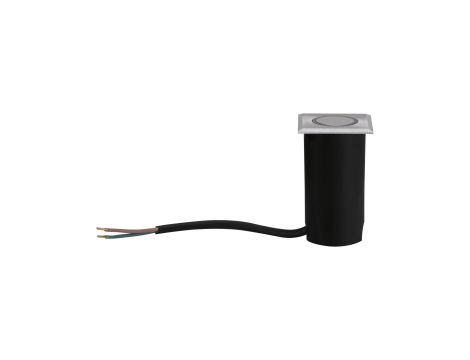 Oprawa do wbudowania HOUSE LED 2W 20lm 3000K IP67 kwadratowa 230V szczotkowane żelazo / stal nierdzewna