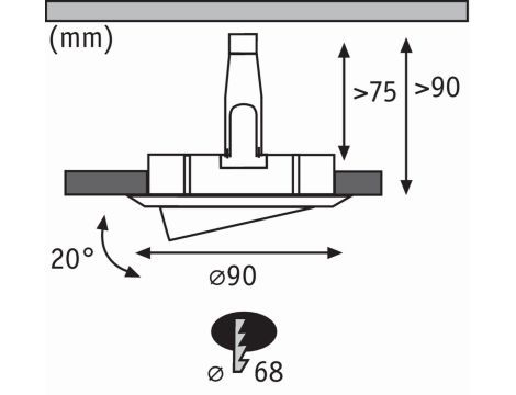 Oprawa wpuszczana max. 3xW GU10 230V ruchoma 3-częściowy zestaw bez źródła Żelazo szczotkowane - 5