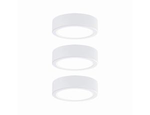 Zestaw opraw meblowych z zasilaczem LED 3x 3,5W 2700K Biały