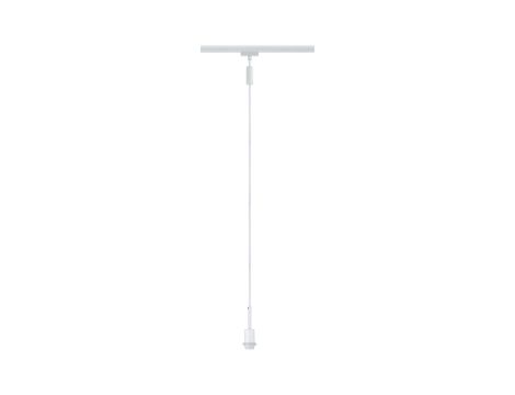 Lampa wisząca na szynoprzewód URail Deco System E14 max.1x20W 135cm 230V biały / metal