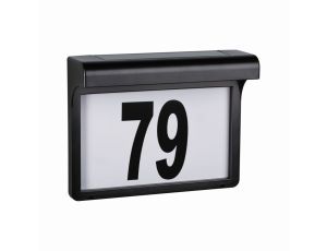 Oprawa elewacyjna DAYTON II LED solar numer domu + czujnik zmierzchu 3000K IP44 czarny / tworzywo sztuczne - image 2