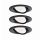 Oprawa do wbudowania NOVA COIN LED DIM wychylna zestaw 3xW6 470lm 84mm 2700K IP23 230V czarny mat