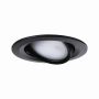 Oprawa do wbudowania NOVA COIN LED wychylna zestaw 3xW6 470lm 84mm 2700K IP23 230V czarny mat - 3