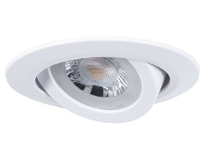 Zestaw opraw wbudowanych LED 3x4.8W wychylna 70 stopni 450lm 3000K 230V biały matowy / tworzywo sztuczne - image 2