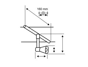 System linkowy zestaw Salt max5x10W GU5,3 Chrom mat/Chrom 12V DC 60VA twszt/metal - image 2