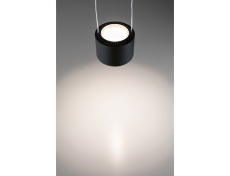 URail zwis Aldan 1x13W Czarny-mat/ Czarny 230V metal ściemniany - 5